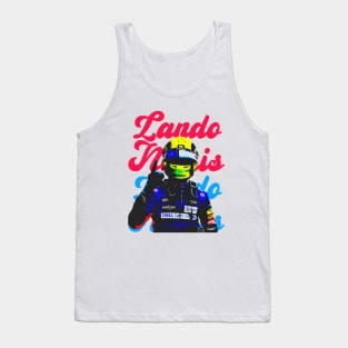 Lando Norris Neon Tank Top